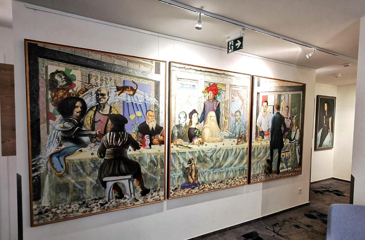 Art&Galerie Hotel Lenz Plauer See Fuenfseen Exterior foto